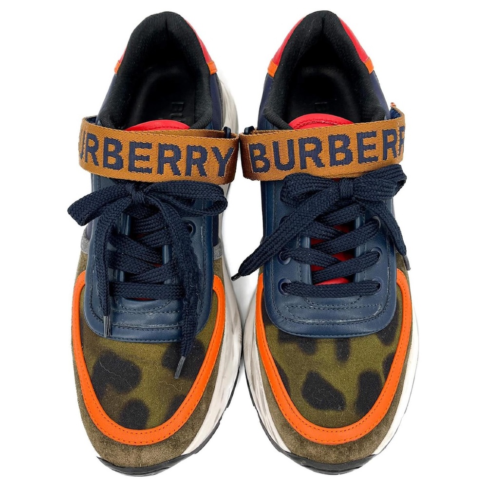 BURBERRY Ronnie Mixed Media Sneakers